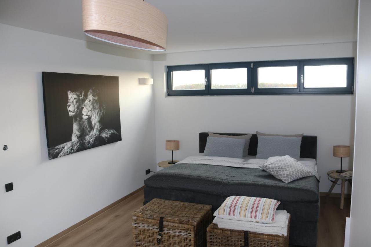 Moderne Barrierefreie Wohnung Auf Dem Land Bei Neuruppin Lichtenberg  Dış mekan fotoğraf
