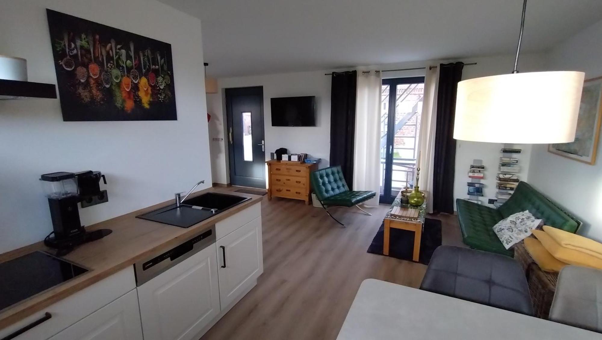 Moderne Barrierefreie Wohnung Auf Dem Land Bei Neuruppin Lichtenberg  Dış mekan fotoğraf